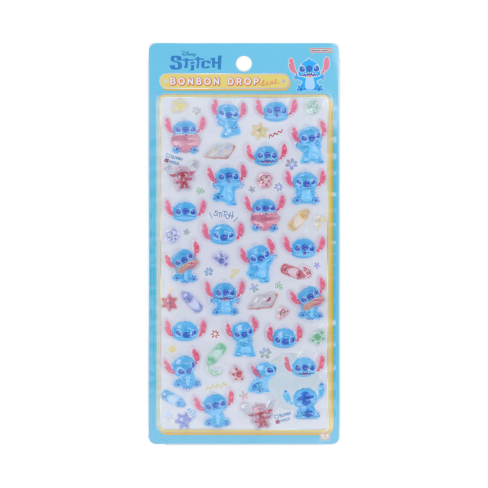 ボンボンドロップシール　ディズニー「スティッチ」A