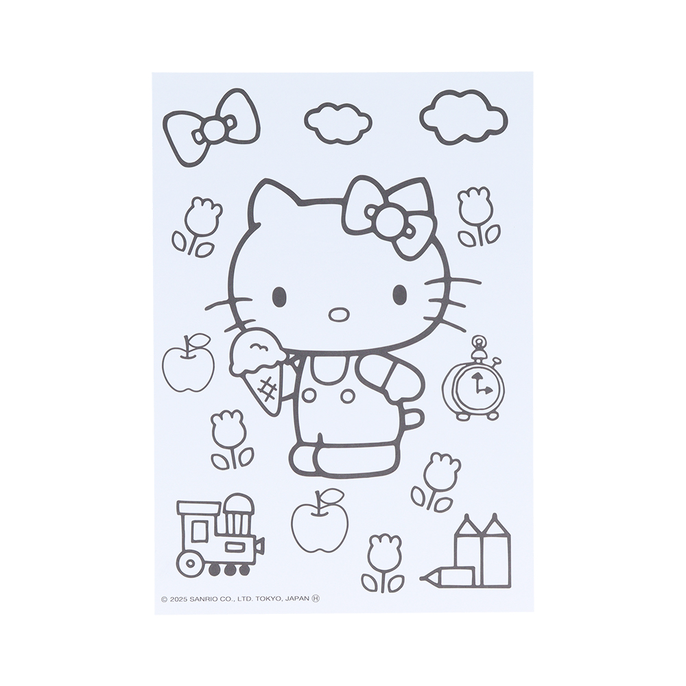 「サンリオキャラクターズ」ぬってかざれる！パレットぬりえ（ハローキティ）