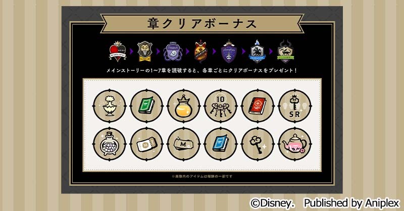 メインストーリー読破応援 章クリアボーナス