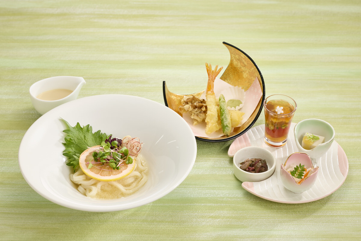 柑橘おろしと白みその冷やしうどん御膳
