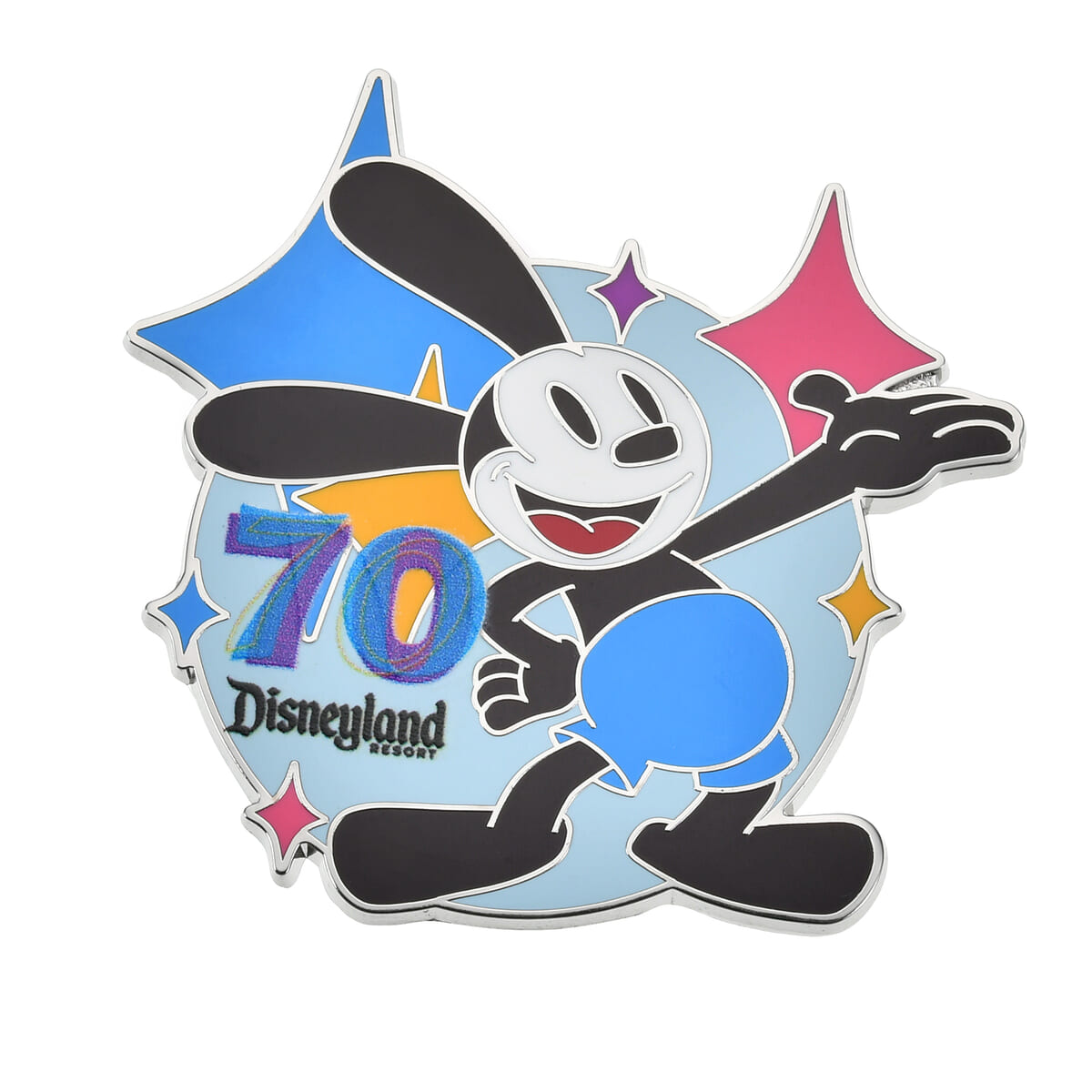 オズワルド・ザ・ラッキー・ラビット ピンバッジ DISNEYLAND RESORT 70TH CELEBRATION