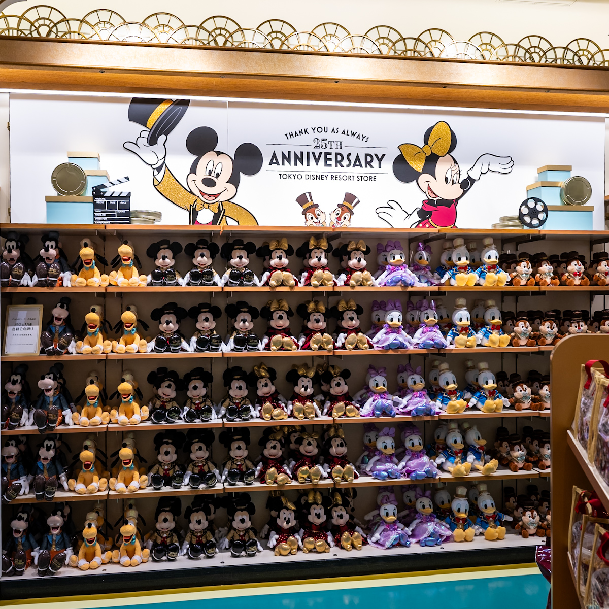 ディズニーストア　東京ディズニーリゾート店　25周年記念グッズ