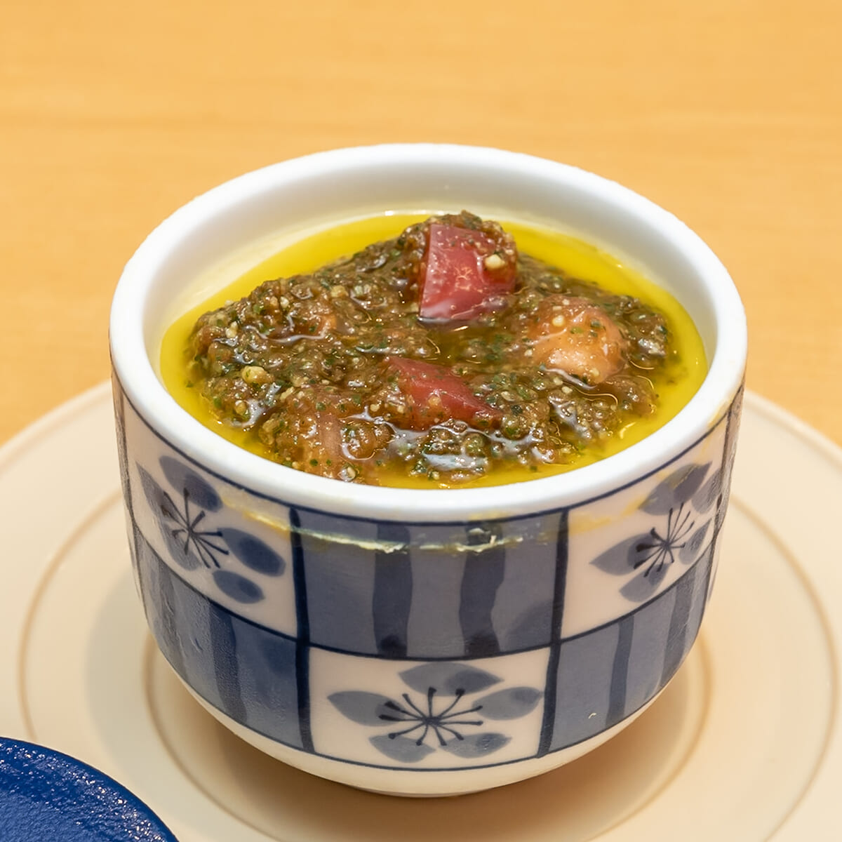 茶碗蒸し トマトバジル仕立て