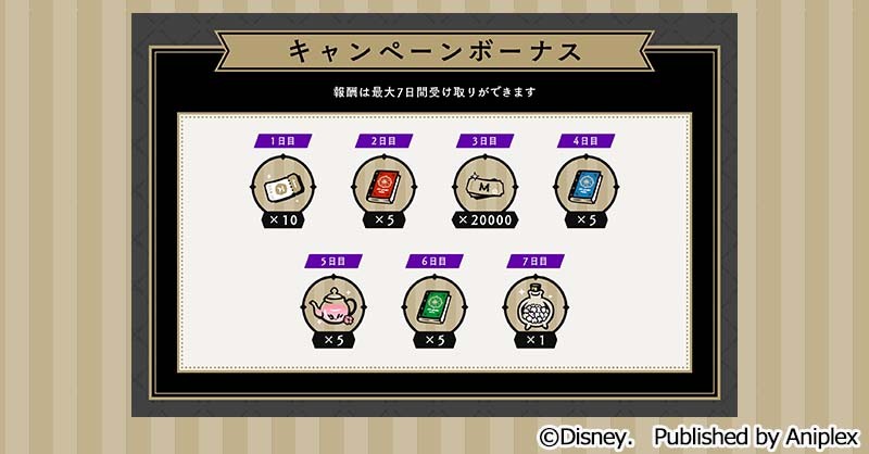 メインストーリー読破応援 章クリアボーナス02