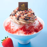 ゴディバ「かき氷 ストロベリー＆チョコレート」