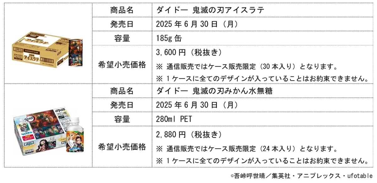 通信販売にて先行予約スタート