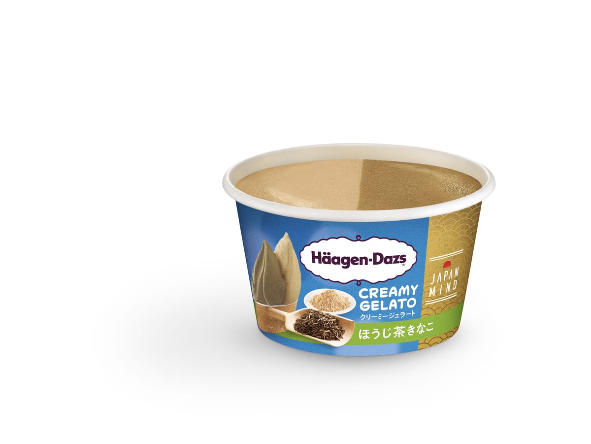 ハーゲンダッツ ミニカップ CREAMY GELATO『ほうじ茶きなこ』（期間限定）　商品イメージ2