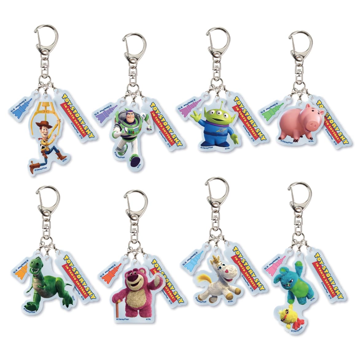 3連アクリルキーホルダー