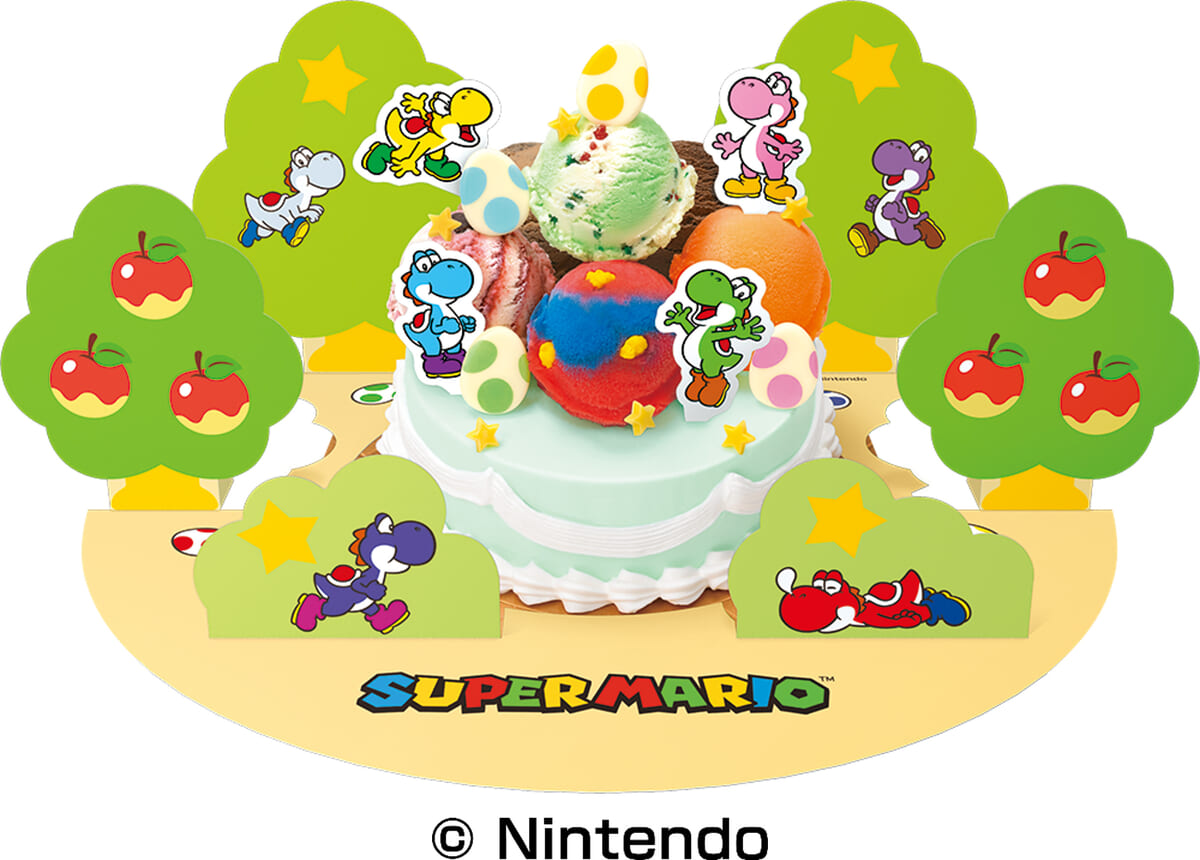 ヨッシー カラフル３１デコケーキ