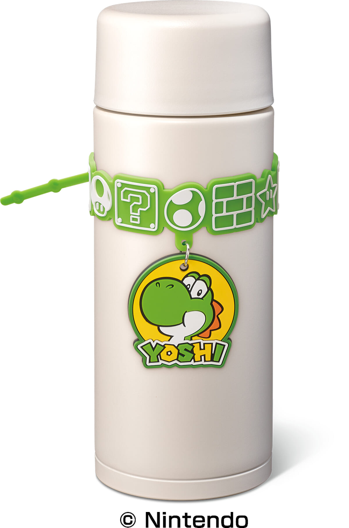 オリジナルのヨッシーのラバーカップマーカー　使用イメージ