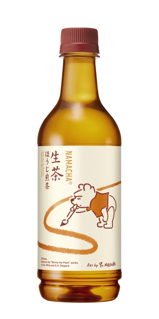 「キリン　生茶　ほうじ煎茶」ディズニーデザインボトル　くまのプーさん
