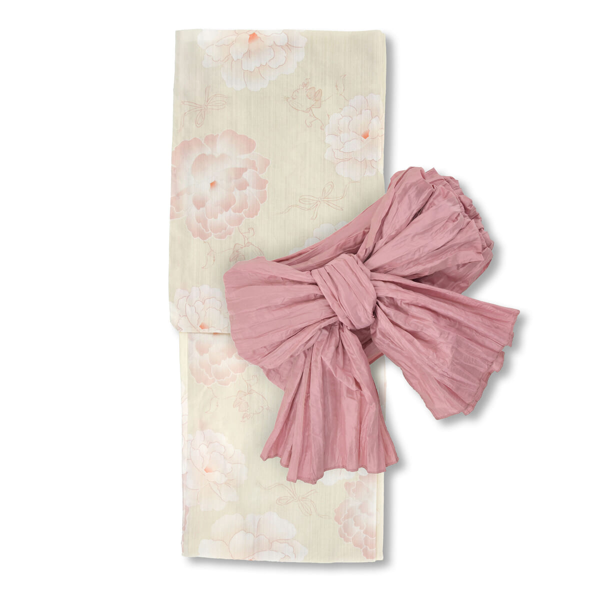 マリー おしゃれキャット 浴衣・結び帯 セット Disney YUKATA Collection