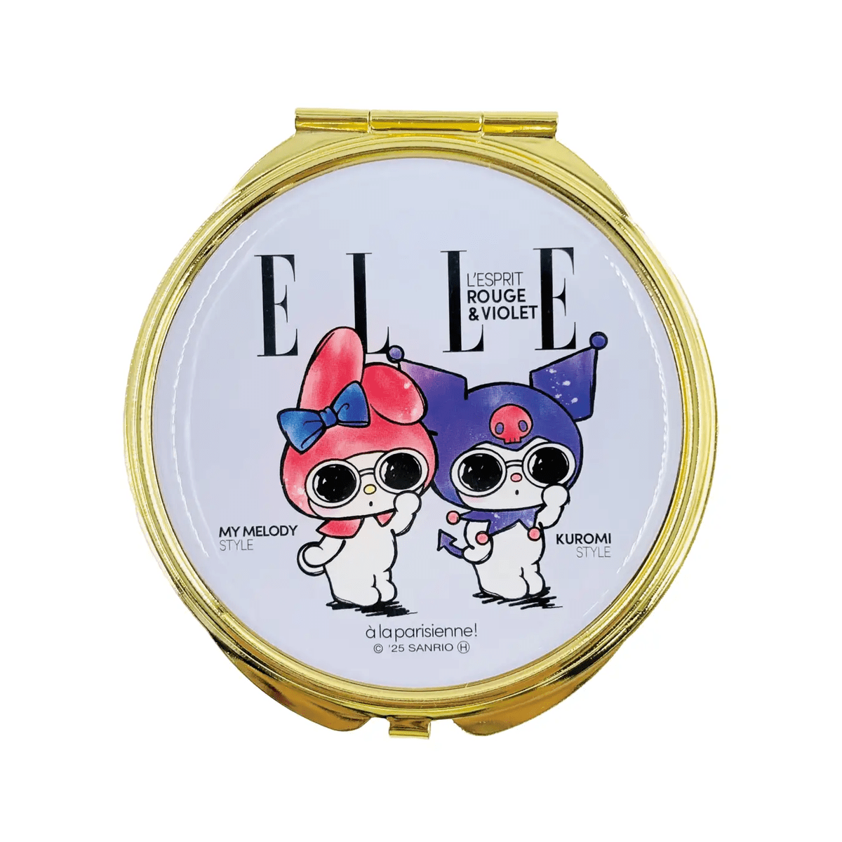ELLE×マイメロディ＆クロミ 表紙風コンパクトミラー