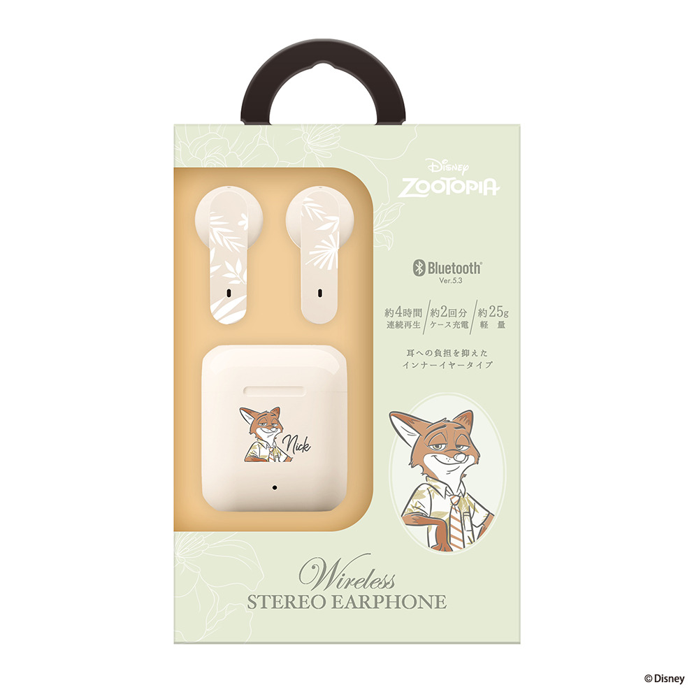 インナーイヤータイプ完全独立型ワイヤレスステレオイヤホン（ニック）パッケージ