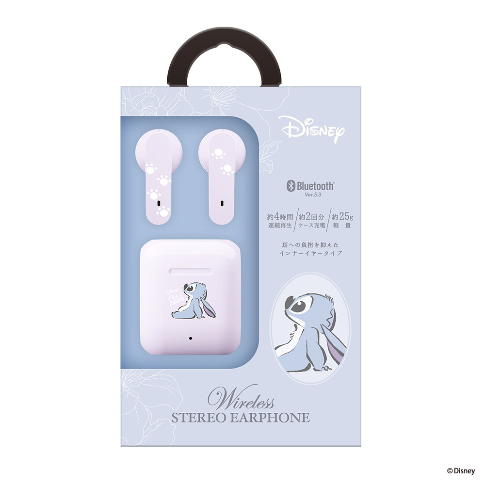 インナーイヤータイプ完全独立型ワイヤレスステレオイヤホン（スティッチ）パッケージ