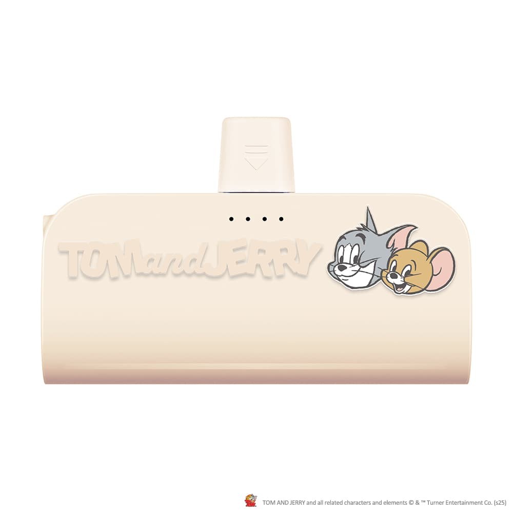 『トムとジェリー』5,000mAh直挿しモバイルバッテリー2