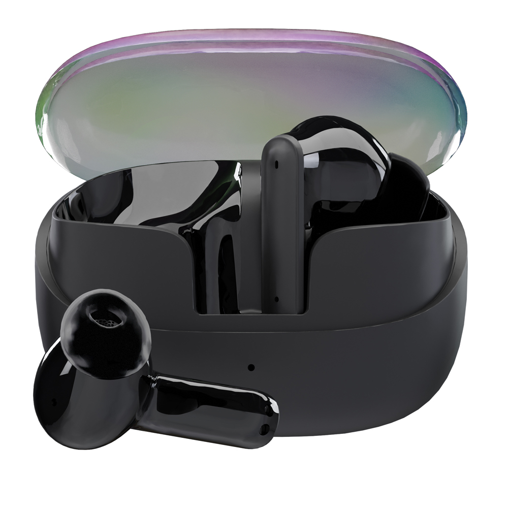 アクティブノイズキャンセリング搭載 完全ワイヤレスイヤホン(ブラック)3