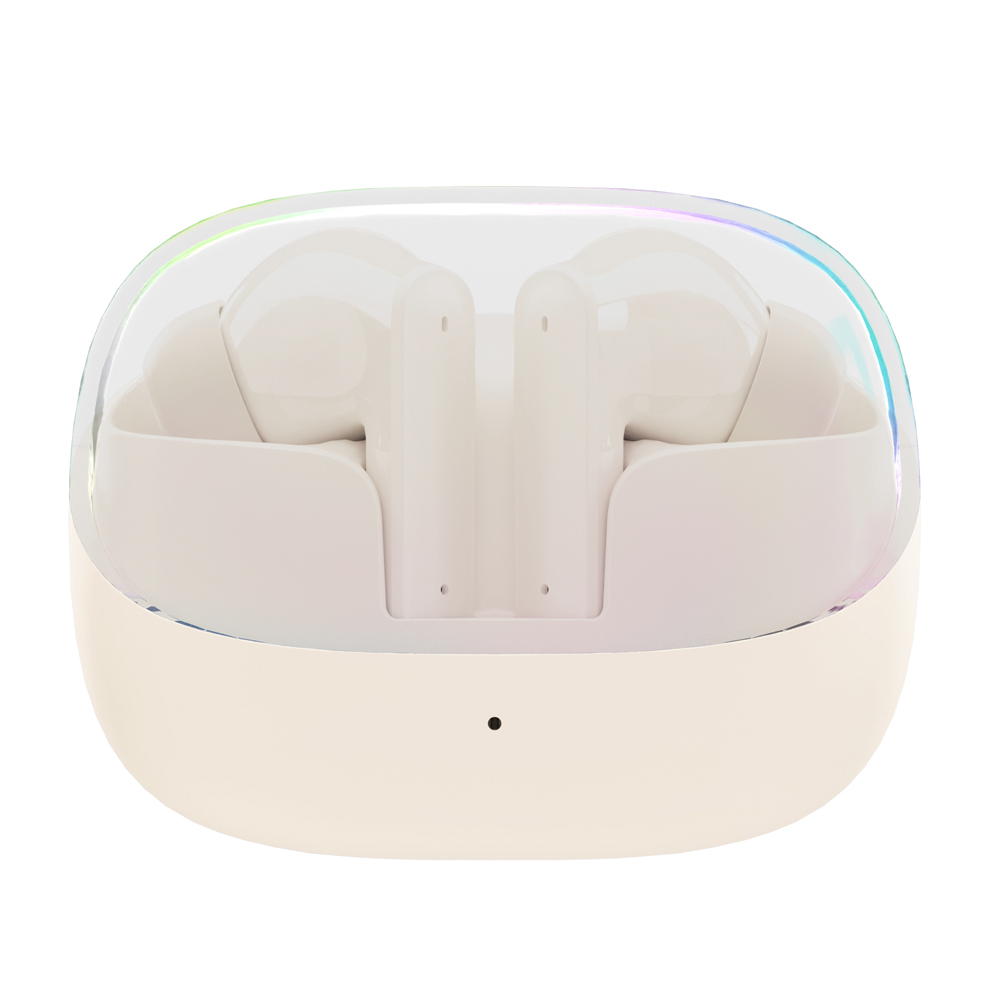 アクティブノイズキャンセリング搭載 完全ワイヤレスイヤホン(ベージュ)2