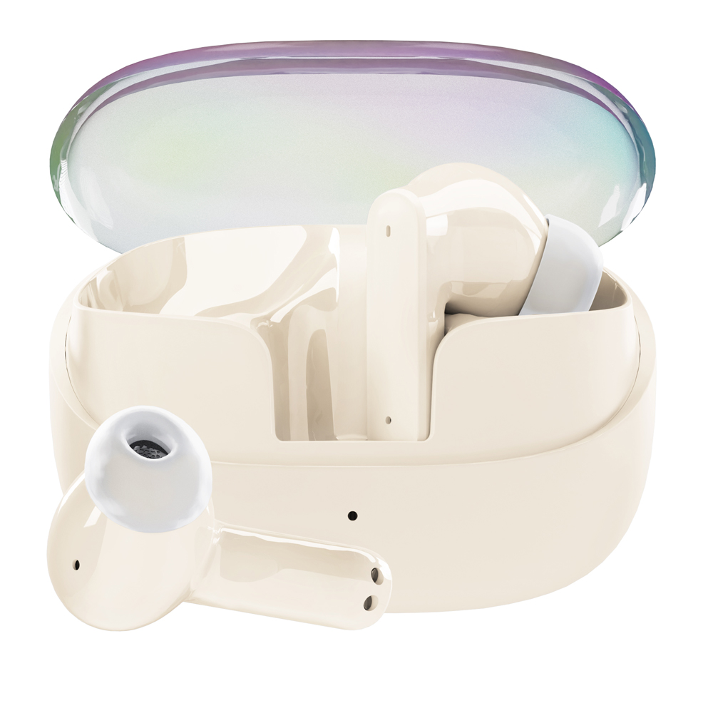 アクティブノイズキャンセリング搭載 完全ワイヤレスイヤホン(ベージュ)3