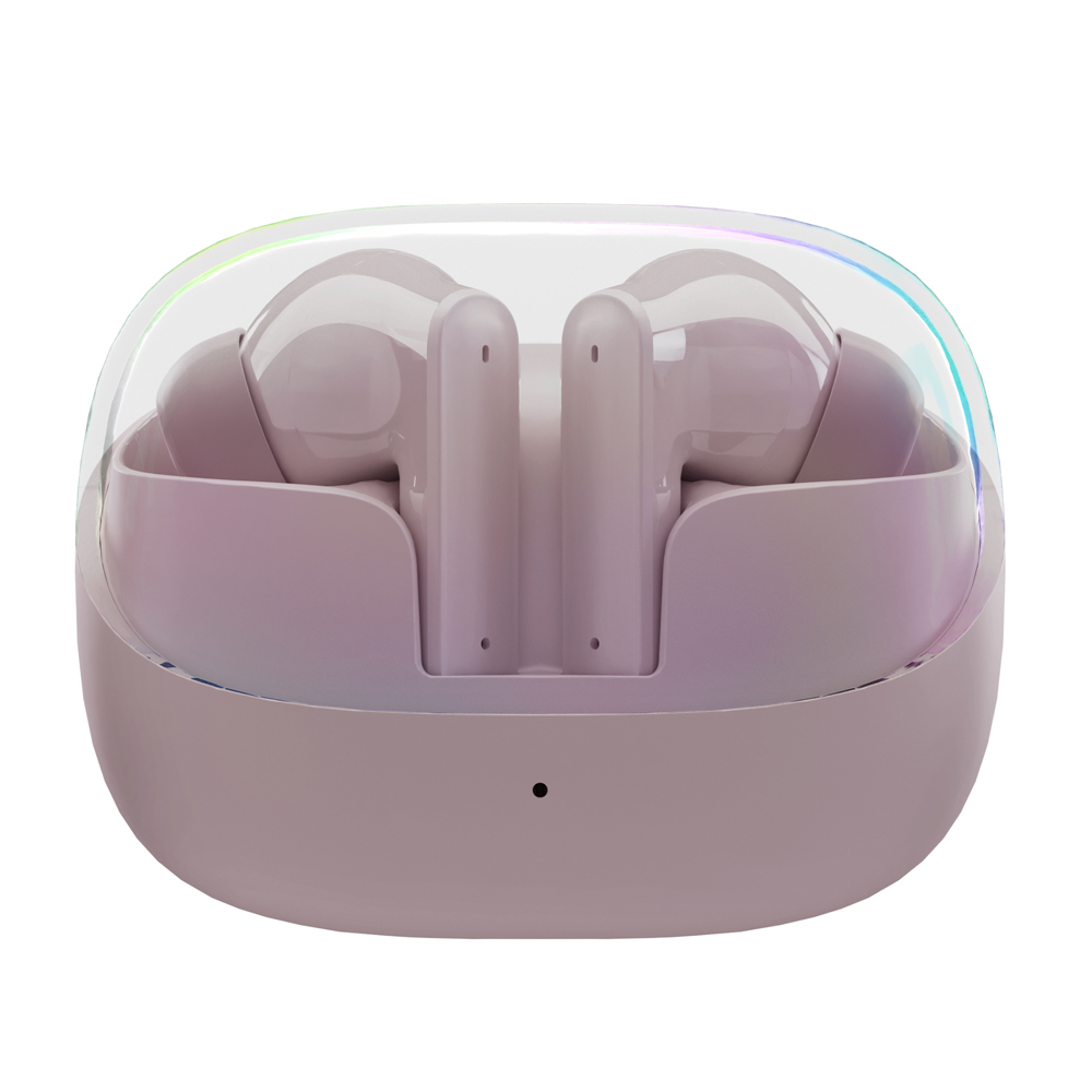 アクティブノイズキャンセリング搭載 完全ワイヤレスイヤホン(ピンク)2