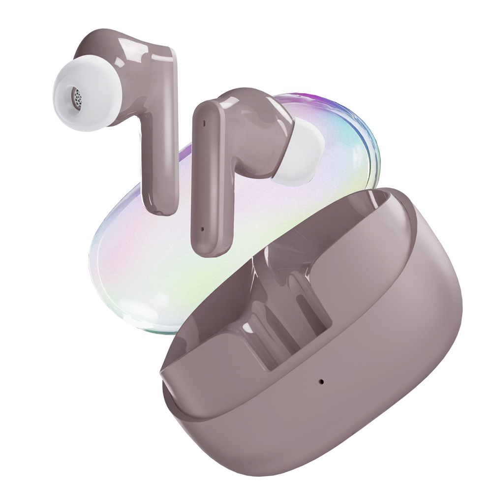 アクティブノイズキャンセリング搭載 完全ワイヤレスイヤホン(ピンク)1