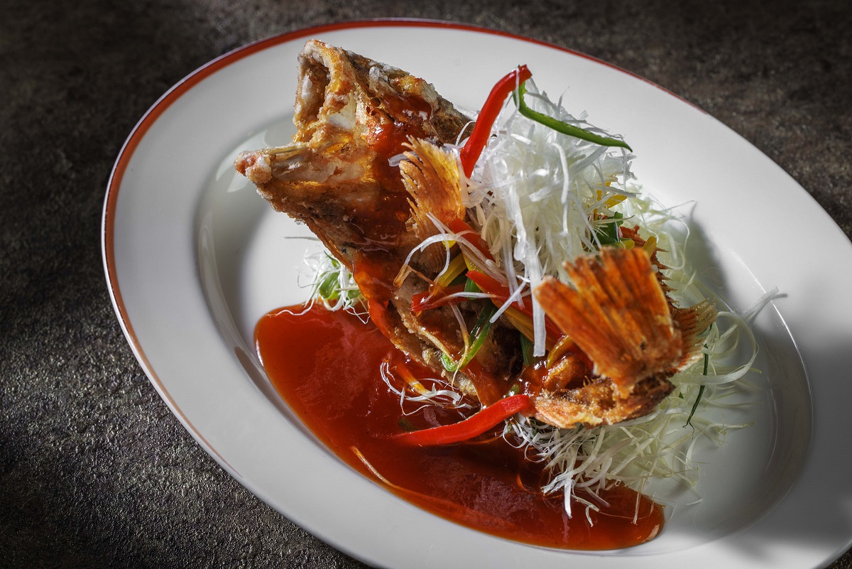鮮魚の甘酢あんかけ（イメージ）