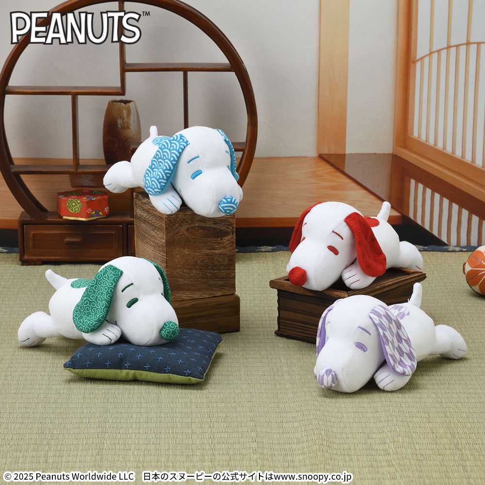 SNOOPY　ぬいぐるみ　和柄