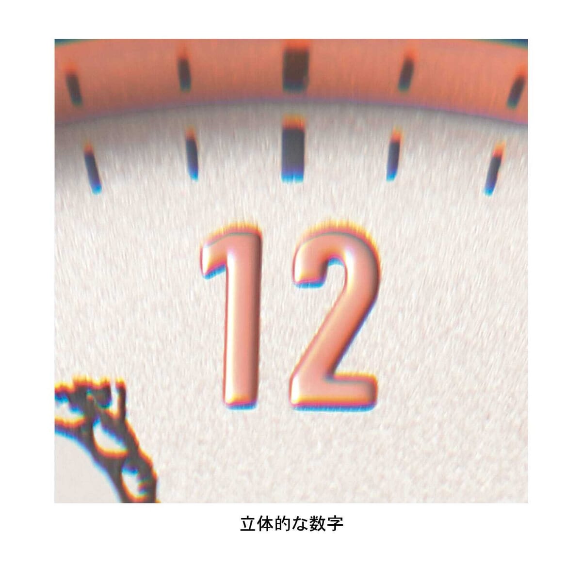 立体的な文字