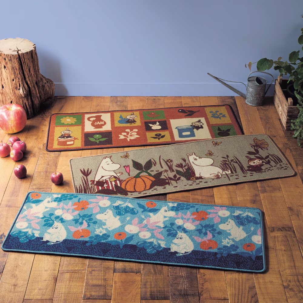 プリントキッチンマット 「ムーミン」　新柄