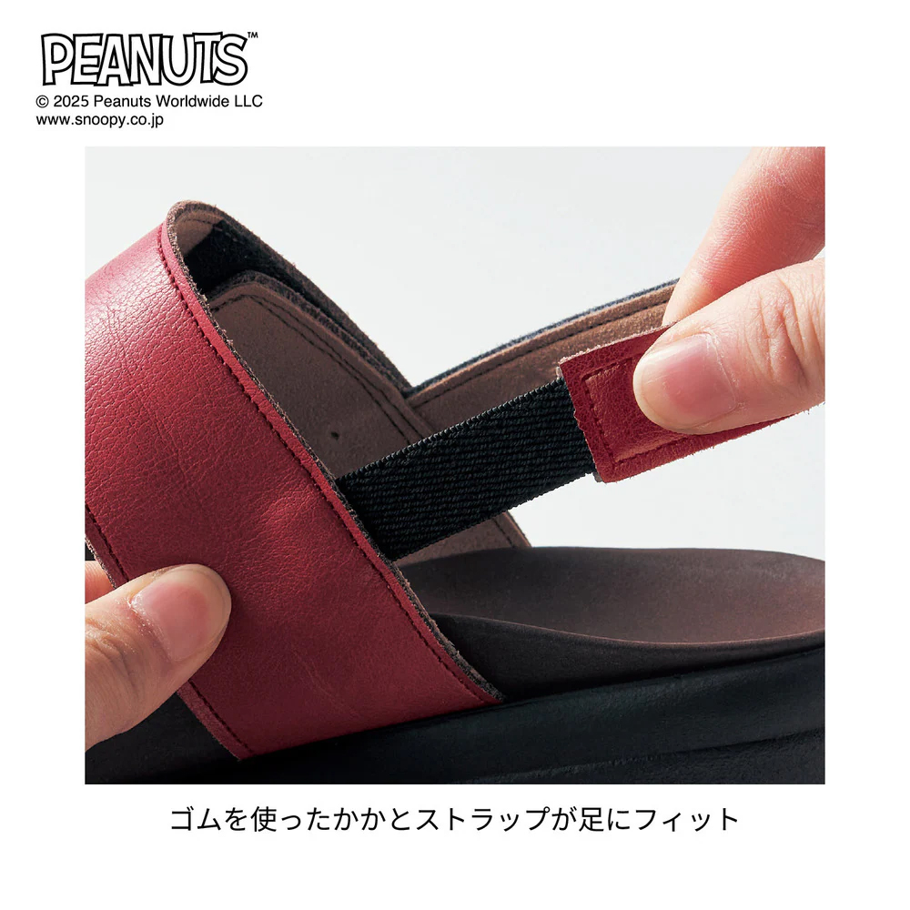 ストラップはゴムを使用
