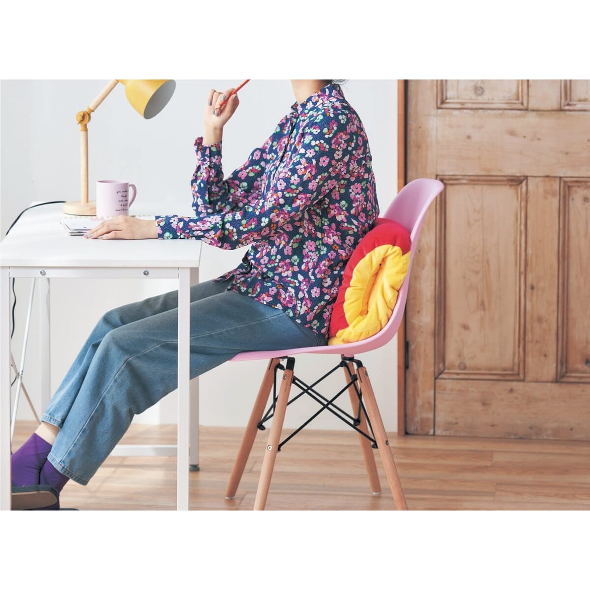 もちもちクッション　使用イメージ
