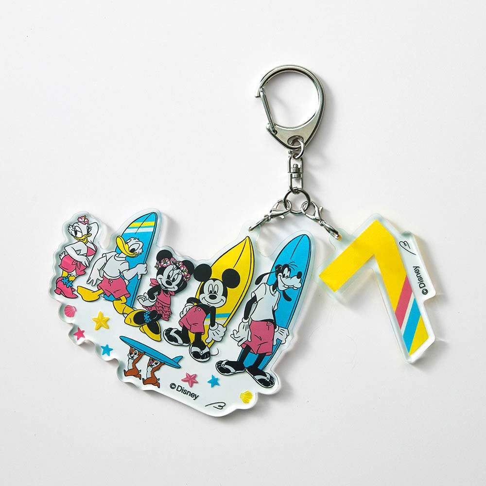 ナンバーアクリルキーホルダー　7