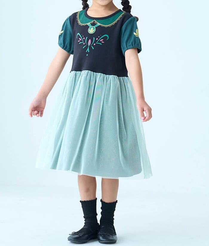 キャラクターモチーフのワンピース　アナ