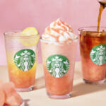 スターバックス「ヘブンリー ピーチ フラペチーノ／チラックス ソーダ ピーチ／クラフト ジューシー ピーチ ティー」