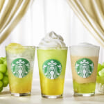 スターバックス「マスカット アールグレイ フローズン ティー／グラン マスカット フラペチーノ／チラックス ソーダ マスカット」