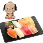 前半：はぴだんぶいコラボセット8貫(1人前) コラボ限定ぬいぐるみ付き