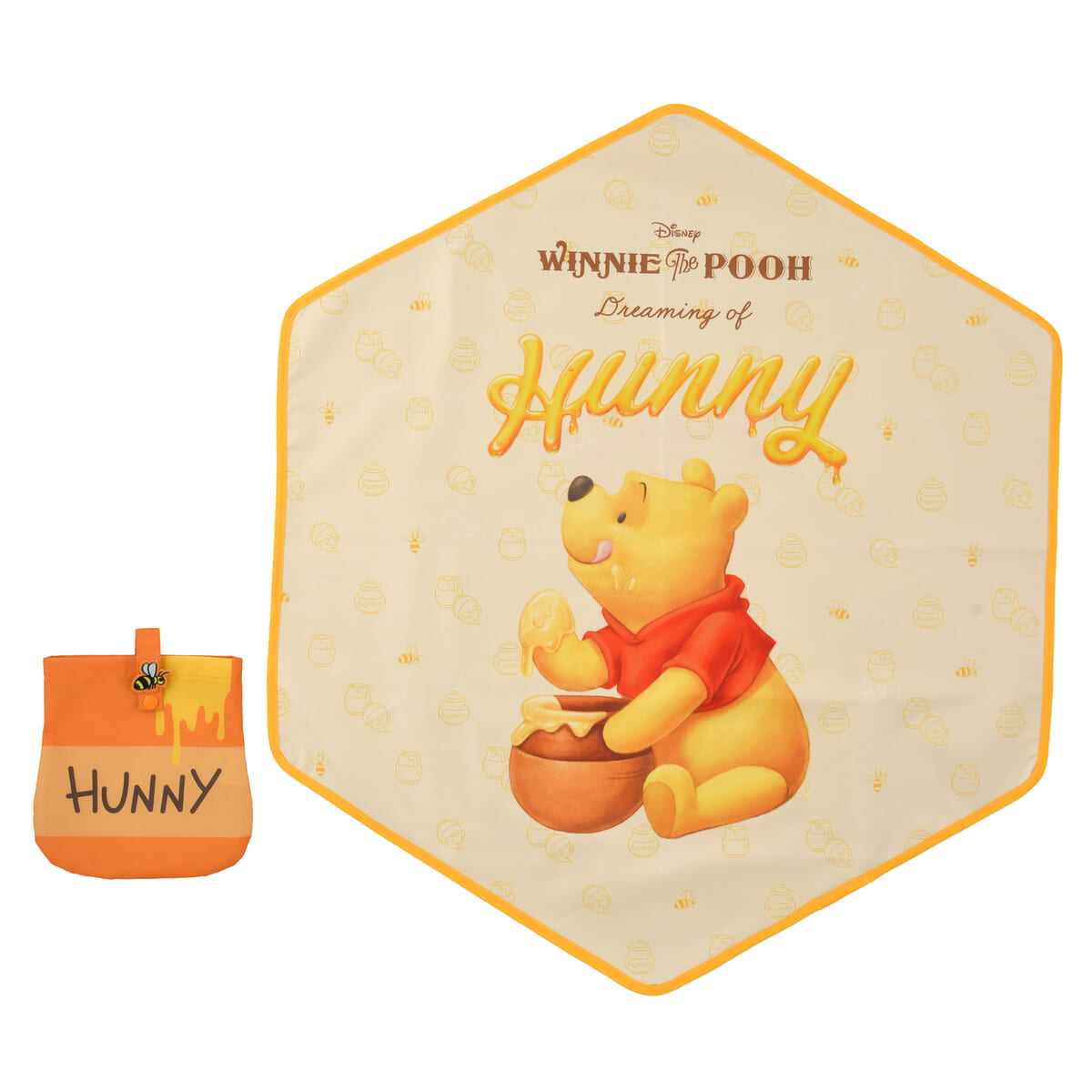 プーさん レジャーシート ポーチ入り HONEY DAY