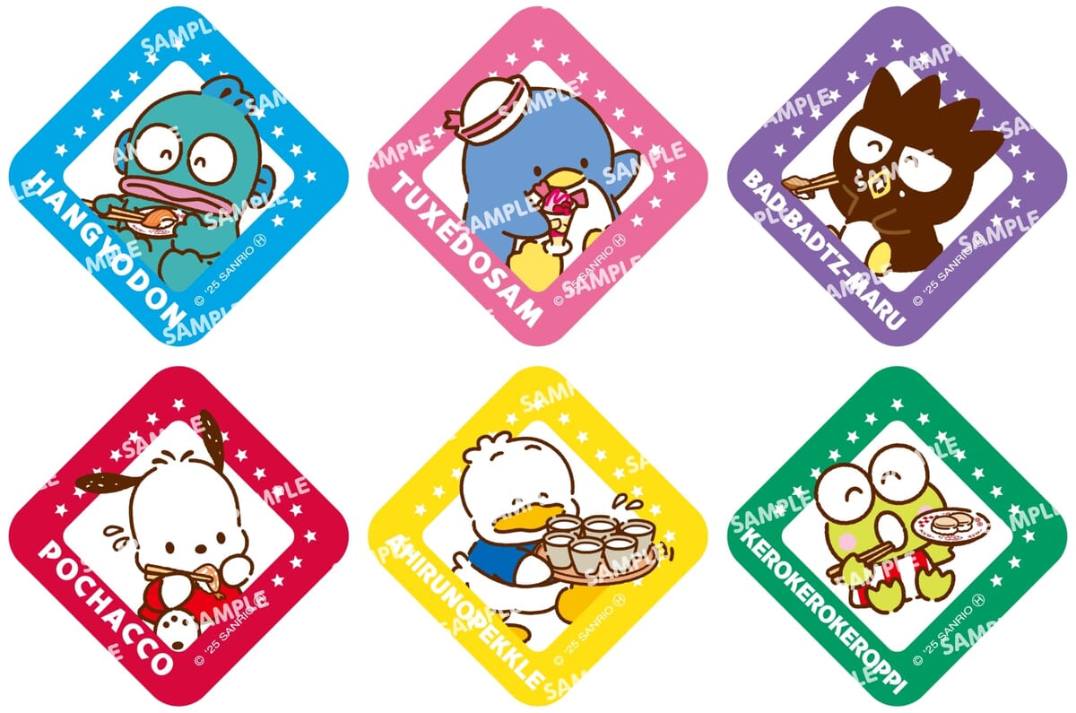 前半：コラボ限定ステッカー