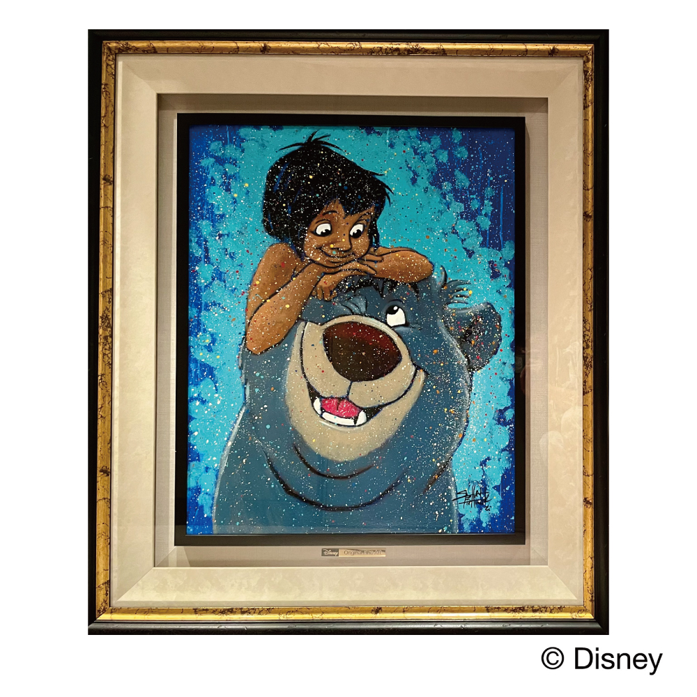 【原画】Disney Fine Art「Mowgli and Baloo Studio♯1」