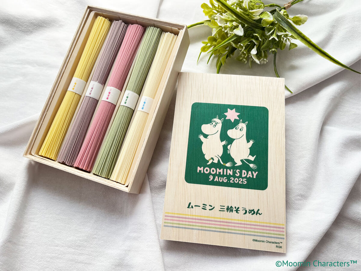 ムーミンショップ 楽天市場店限定ムーミンの日2025 手延べ三輪そうめん MOOMIN'S DAY カラー5束