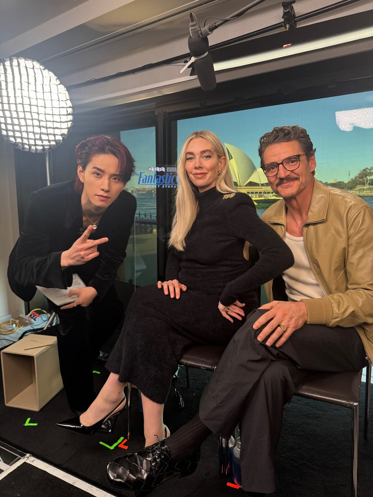 『ファンタスティック４：ファースト・ステップ』佐藤景瑚さんマーベルヒーロー初対面写真