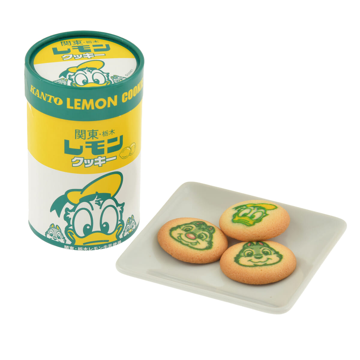 ドナルド、チップ＆デール クッキー 関東・栃木レモン LEMON GYUNYU