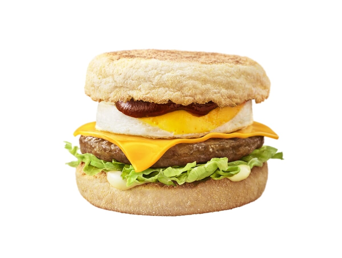 ＜朝マック＞チーズロコモコマフィン