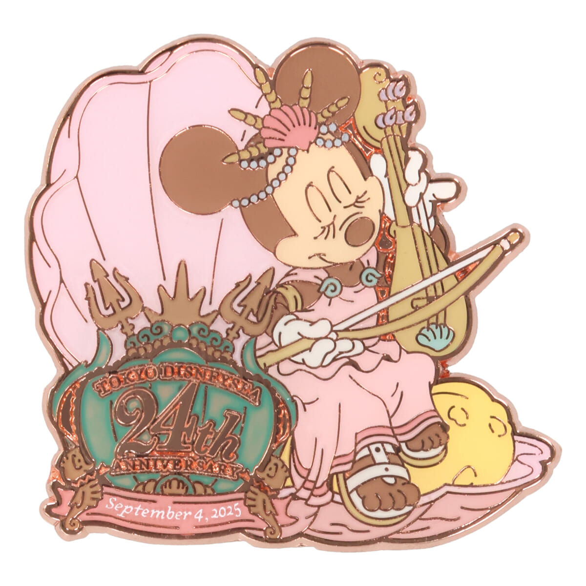 24周年のメインアートがデザインされたピンバッジ
