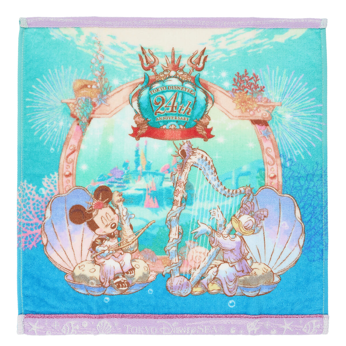 24周年のメインアートがデザインされたウォッシュタオル