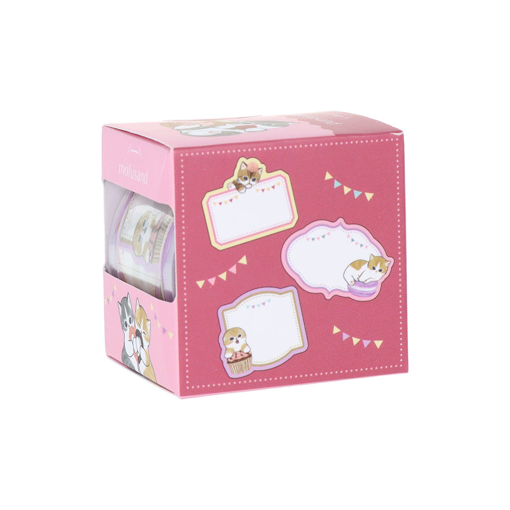 「mofusand」ロールデコレーションシール　ラベル02