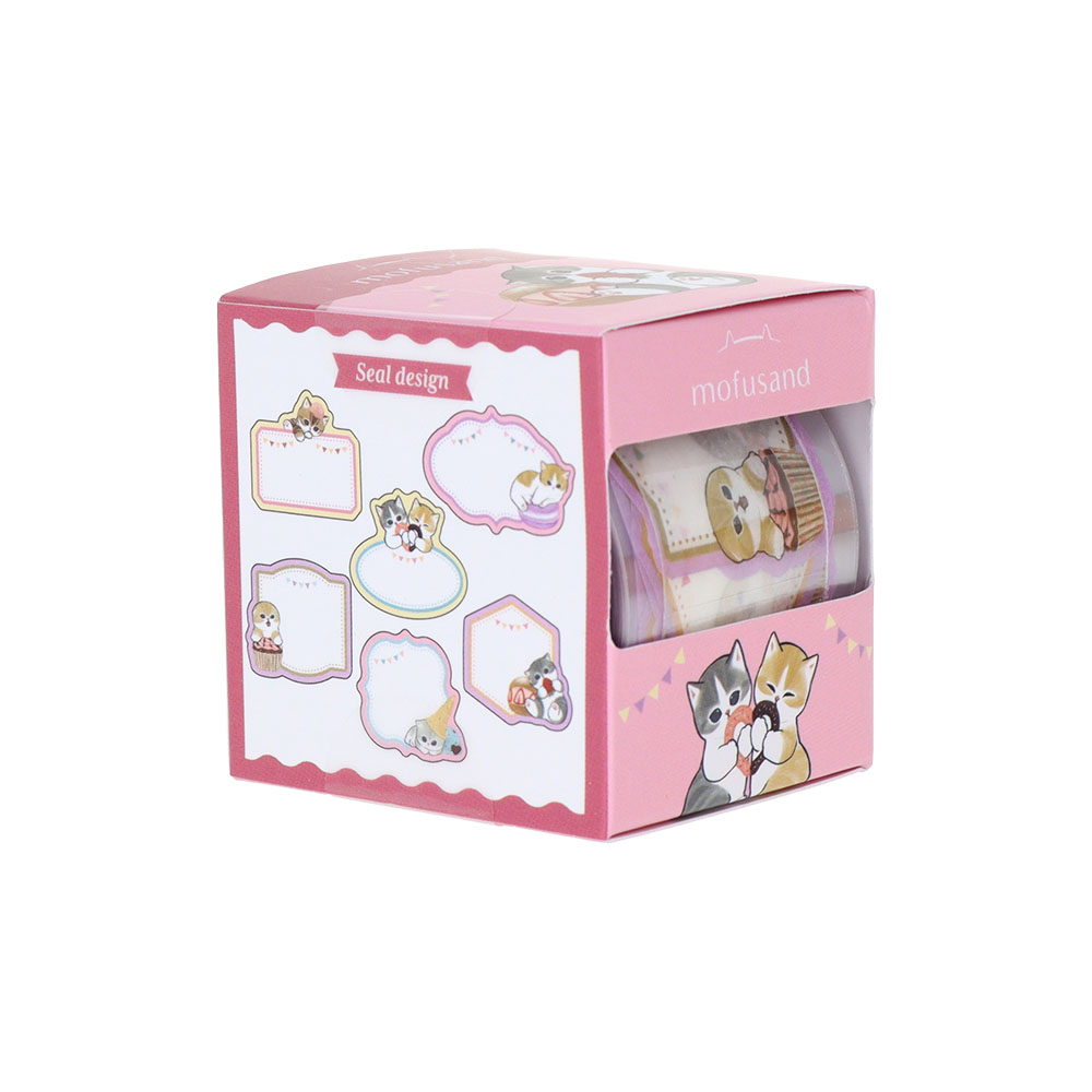 「mofusand」ロールデコレーションシール　ラベル03