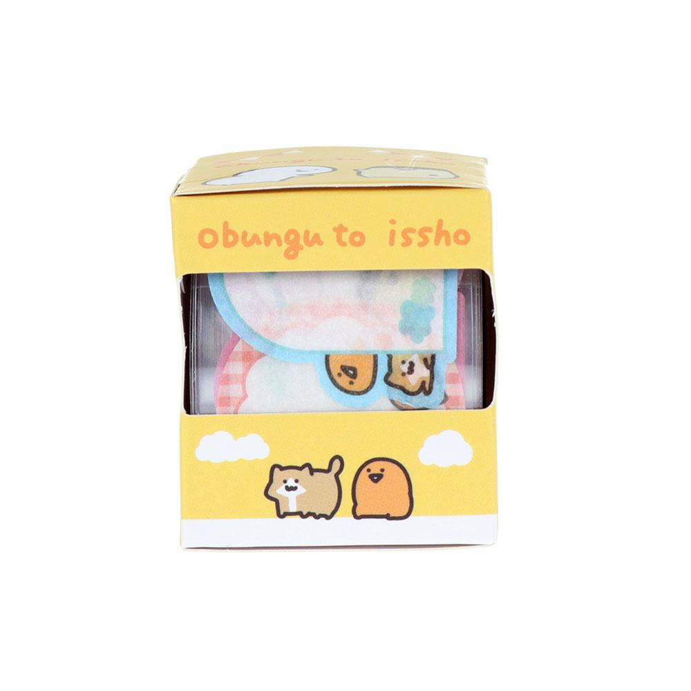 「お文具といっしょ」ロールデコレーションシール(ラベル)