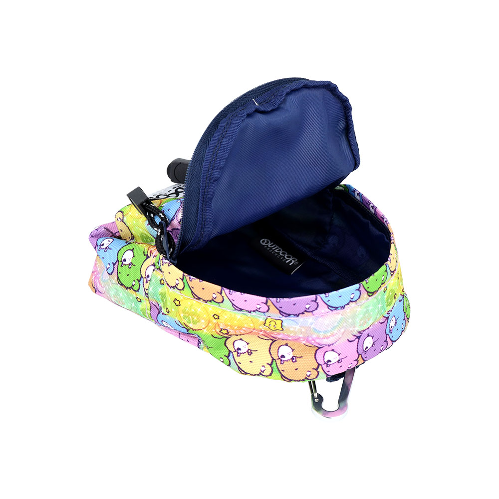 ペンケース BACK PACK(ケアベア カラフル)開口