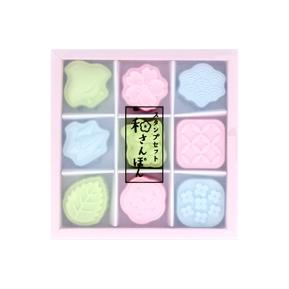 スタンプセット和さんぽん(わふうがら)パッケージ